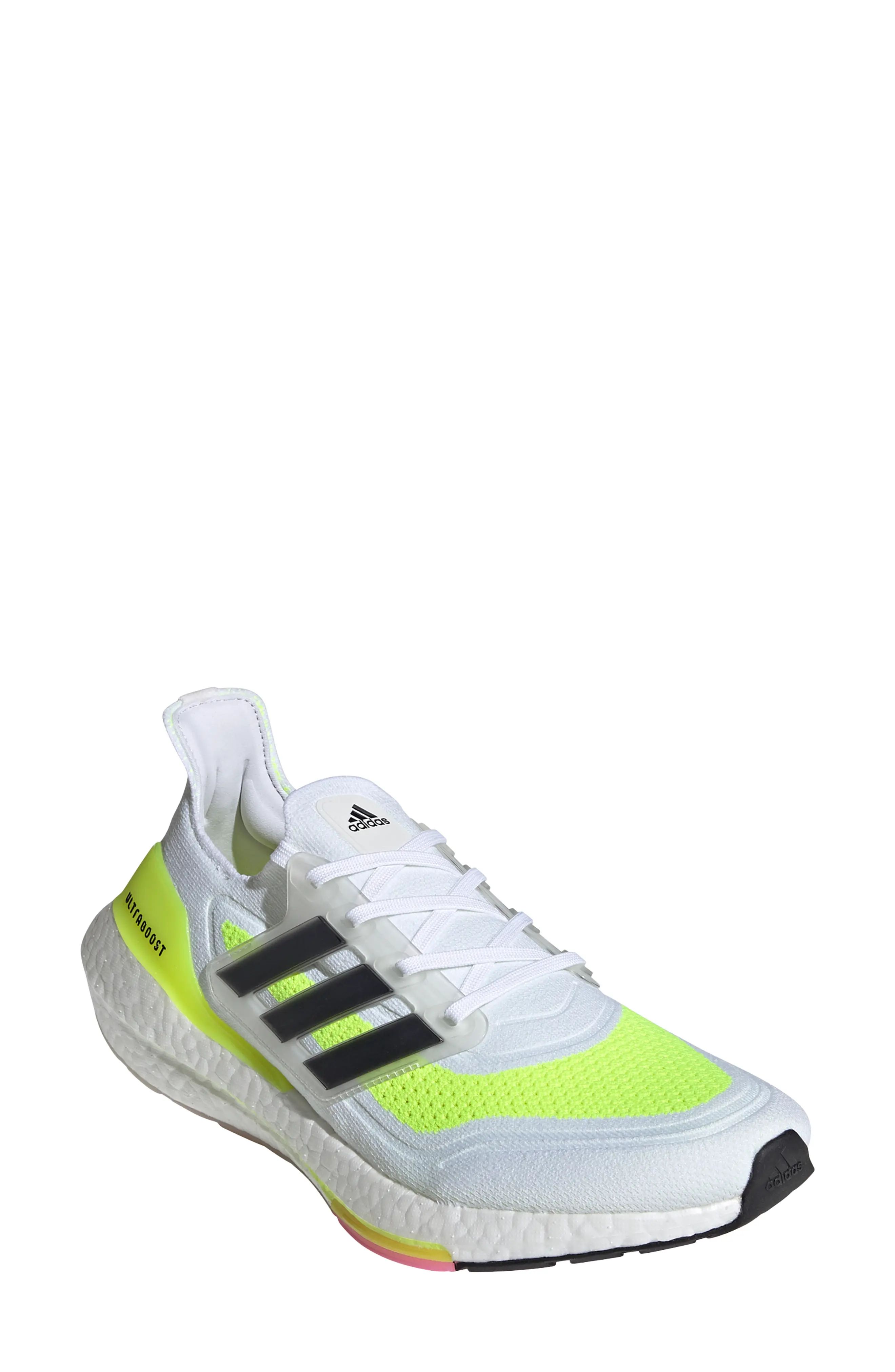 Men's Adidas Ultraboost 21 Running Shoe, Size 11 M - White | Nordstrom