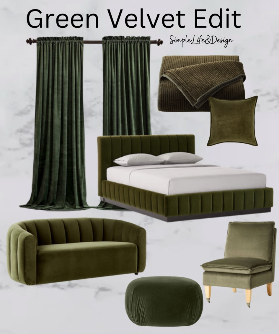 Green #velvet edit 

#LTKhome #LTKcurves #LTKstyletip