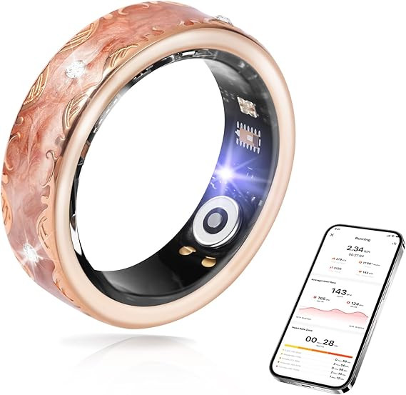 Smart Ring for Women-Men,Health-Fitness Tracker with Heart Rate, Sleep Monitor, Blood Oxygen, HRV... | Amazon (US)