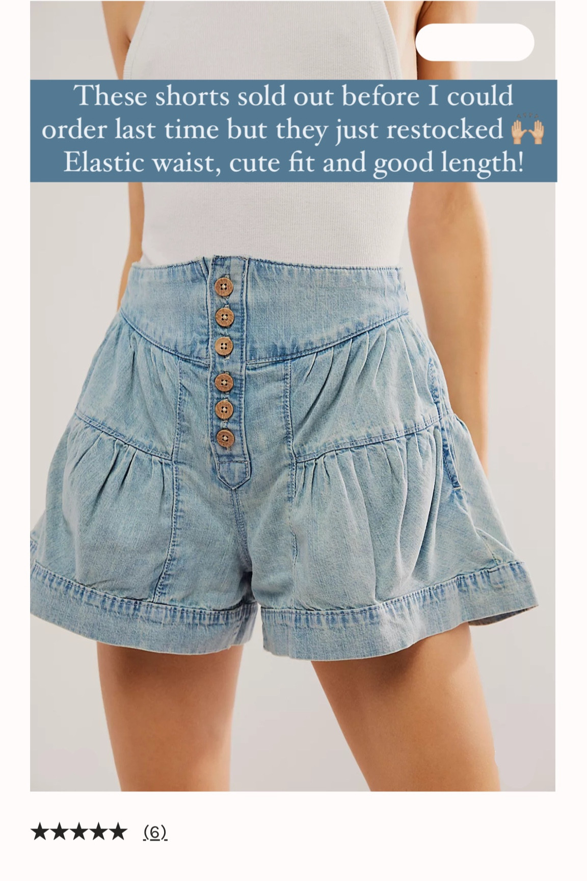 Fleur denim shorts 

#LTKstyletip #LTKfindsunder100