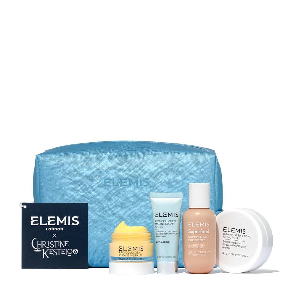 ELEMIS Christine’s Elemis Favorites Kit, Amazon Exclusive Gift Set, Travel Size Favorites, Make... | Amazon (US)
