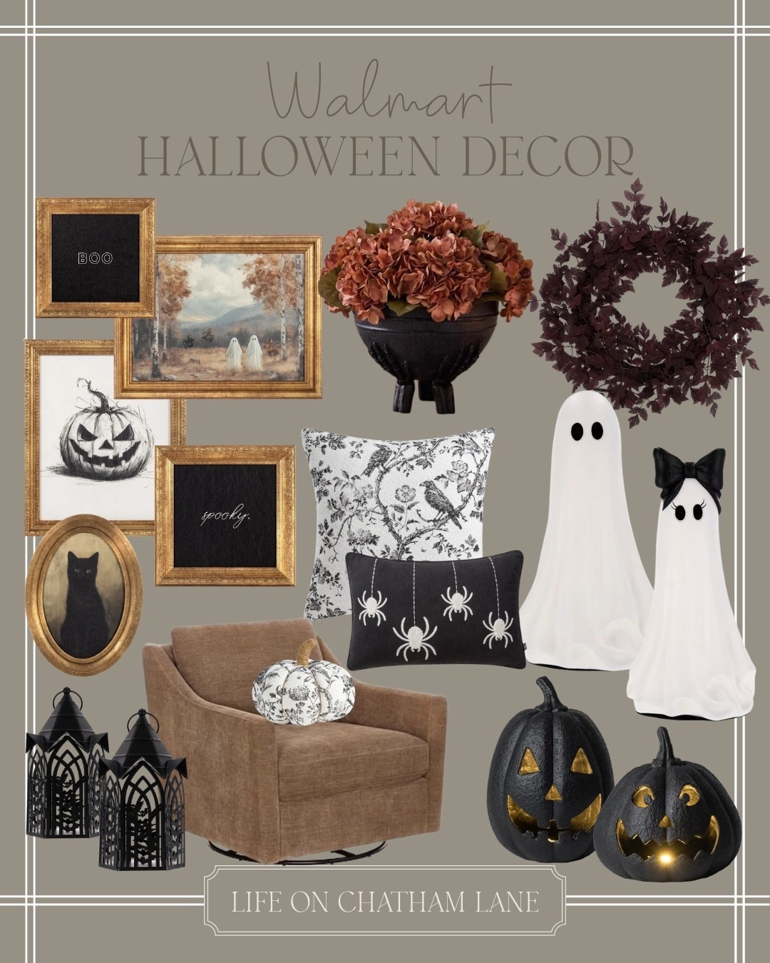 My Texas House Halloween decor at @Walmart!  Love these new Halloween art pieces! 

#LTKxWalmart

#LTKHome #LTKSeasonal