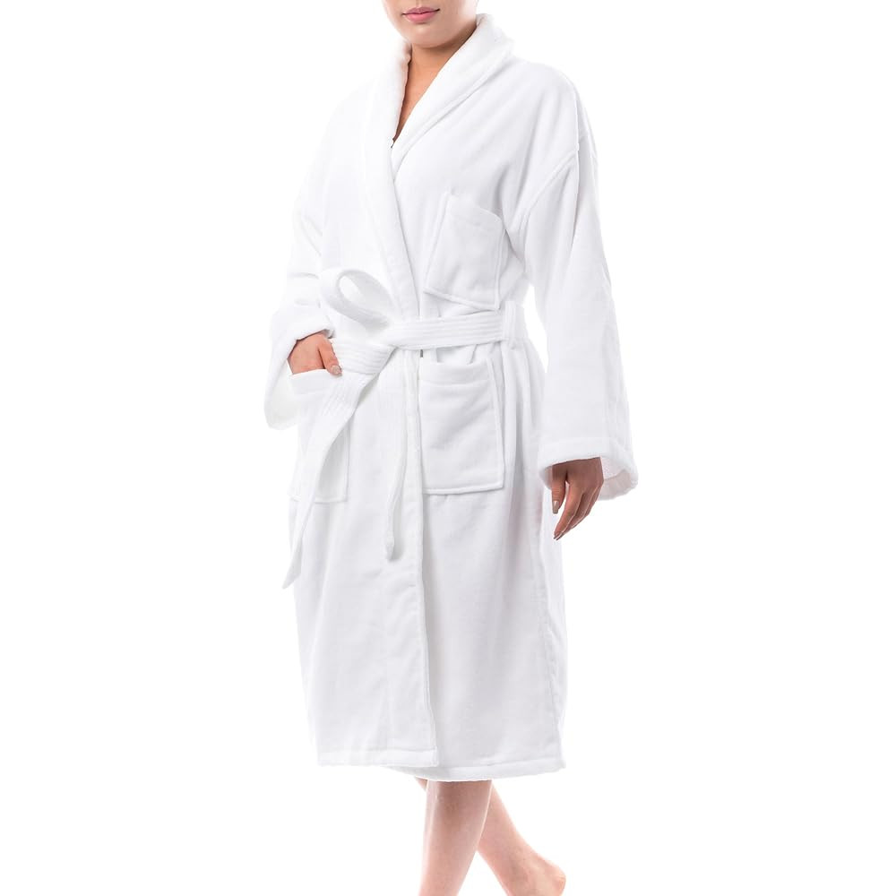 Alpine Swiss Blair Womens Cotton Terry Cloth Bathrobe Shawl Collar Velour Spa Robe | Amazon (US)