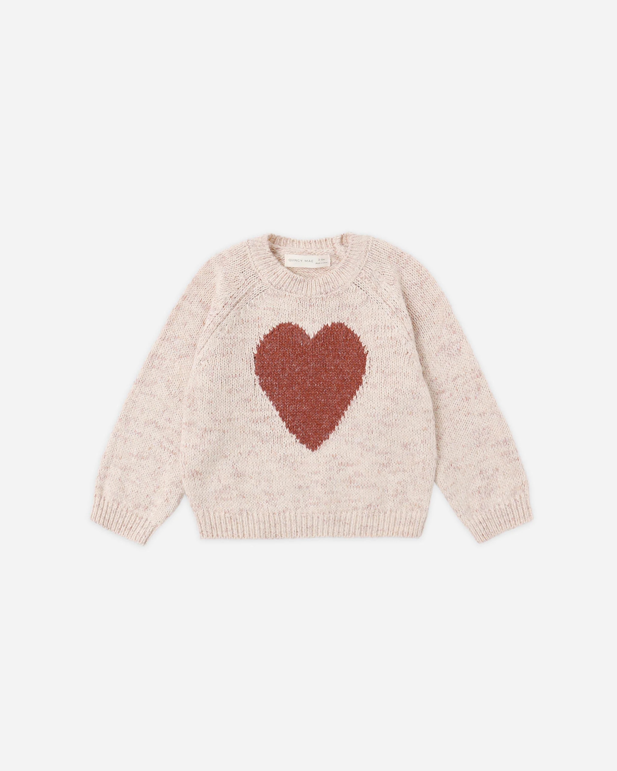 Knit Sweater Red Heart | Rylee + Cru