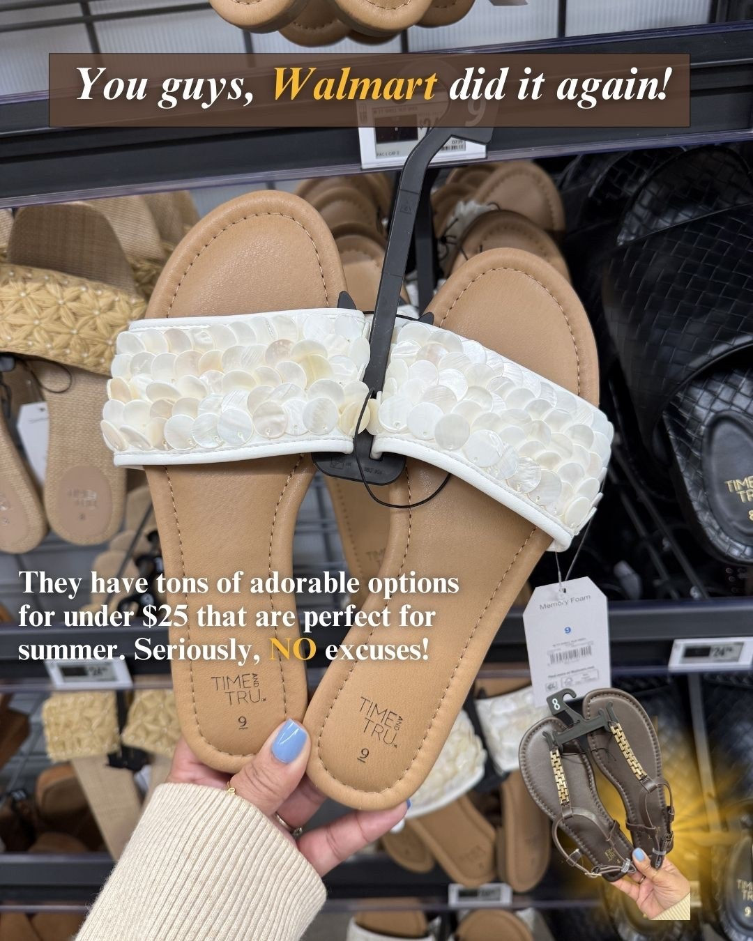 Walmart Summer sandals 👙☀️🏝️