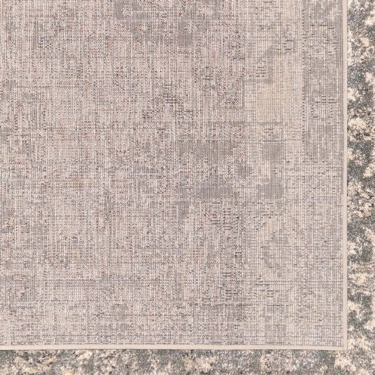 My Texas House Maeve 7'10 X 9'10 Blue Grey Geometric Area Rug | Walmart (US)