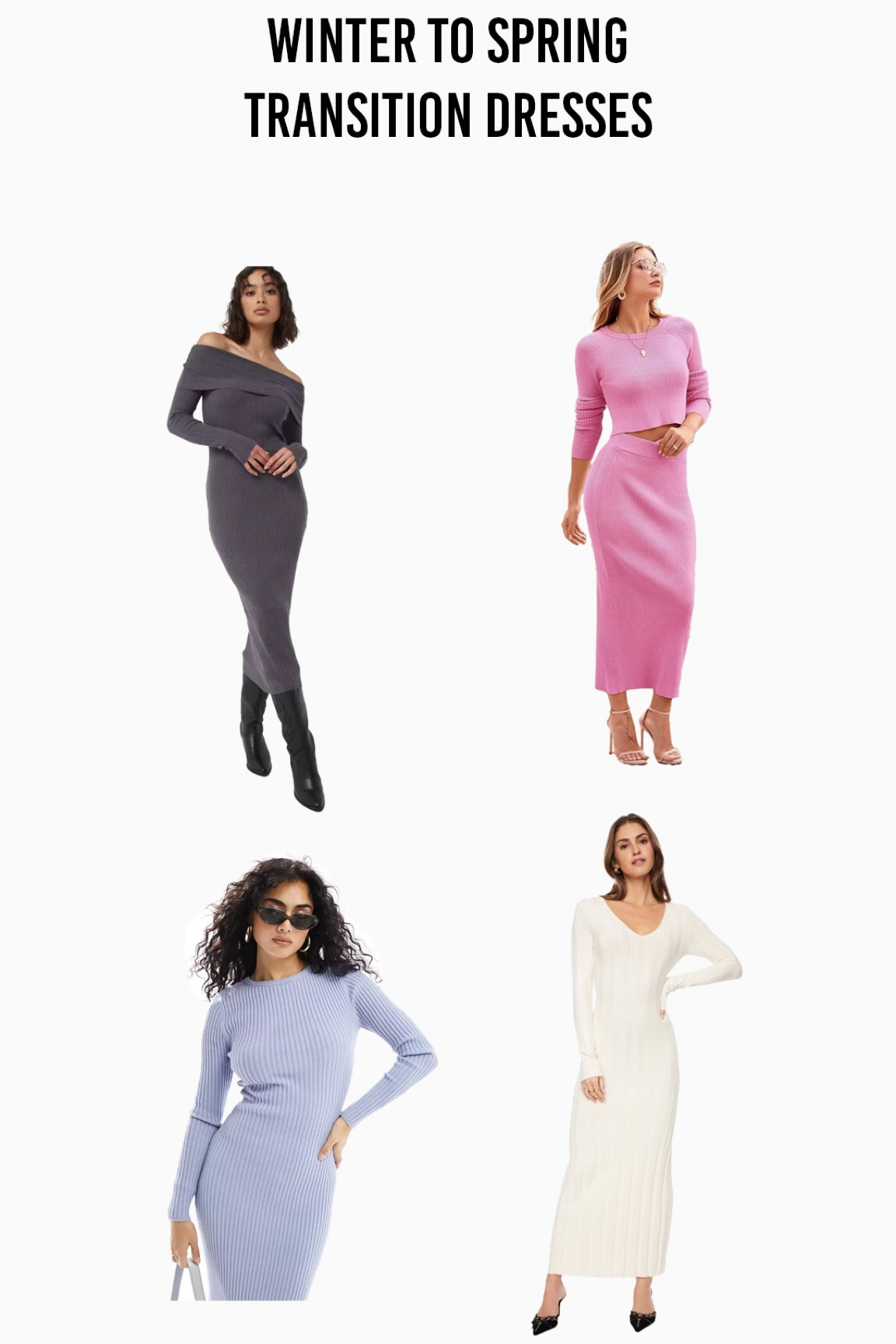 I have so many events happening right now and it’s a strange time of year… I feel spring coming and I want those colour schemes but let’s face it, it’s still so cold up north. These dresses are the perfect transition for this season! 

#LTKparties #LTKSeasonal #LTKSpringSale