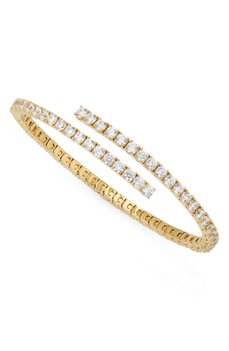 Nadri Cubic Zirconia Bypass Bangle | Nordstrom | Nordstrom