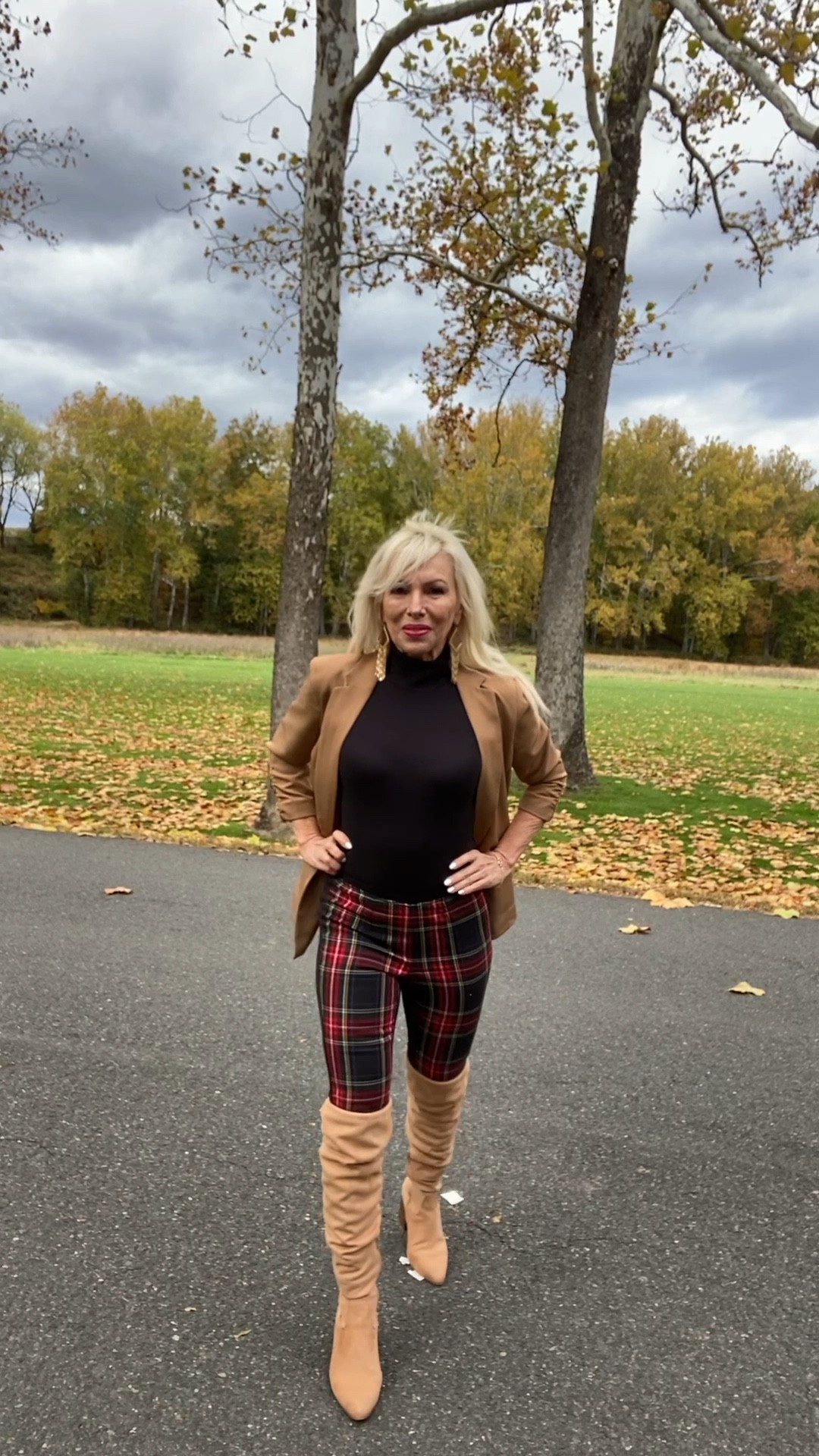 The autumn color palette is channeled into this equestrian-style outfit that’s perfect for a fall  outing. 

#tartanplaid #blazer #mockturtleneck #fallfashion

#LTKworkwear #LTKHoliday #LTKSeasonal