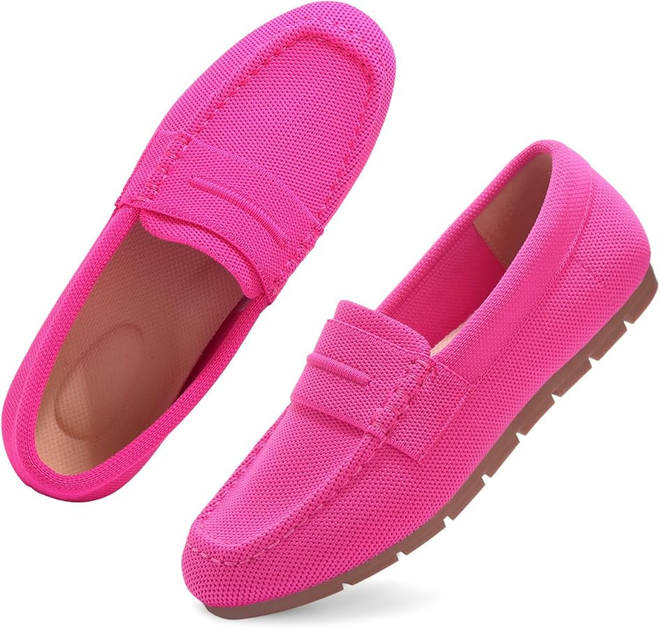 Loafers for Women Comfortable Slip on Work Flats Shoes Womens Dressy Casual Walking Shoes | Amazon (US)