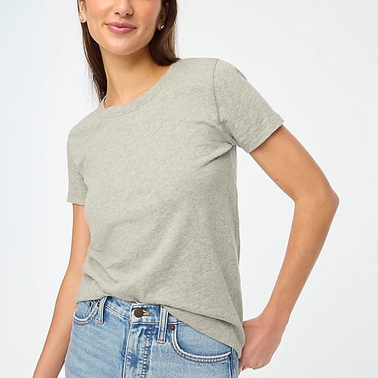 Factory: Girlfriend Crewneck Tee For Women | J.Crew Factory