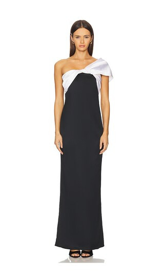 MAJORELLE Nuria Gown in Black. - size XS | Revolve Clothing (Global)