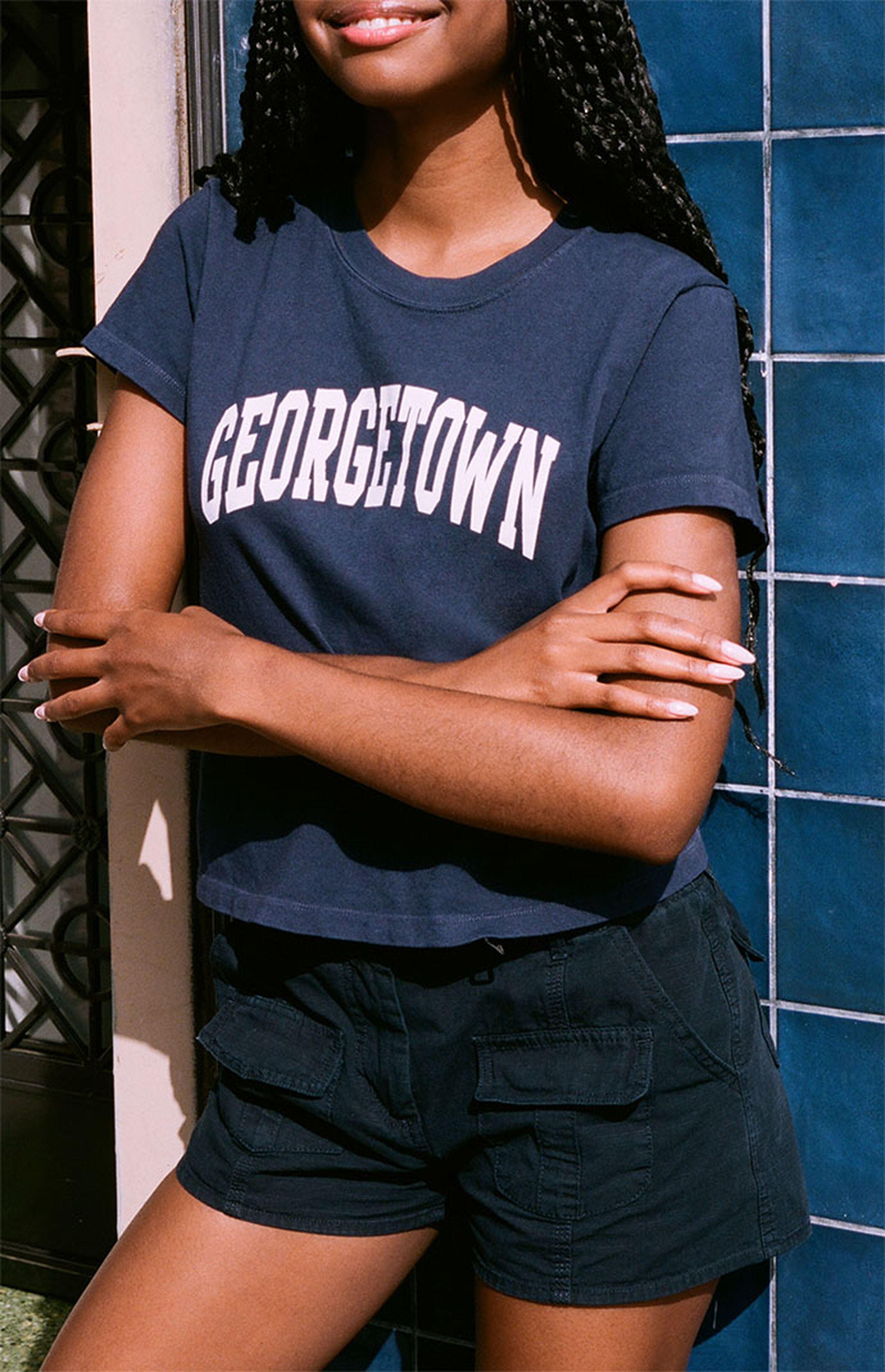 John Galt Georgetown Cropped T-Shirt | PacSun | PacSun