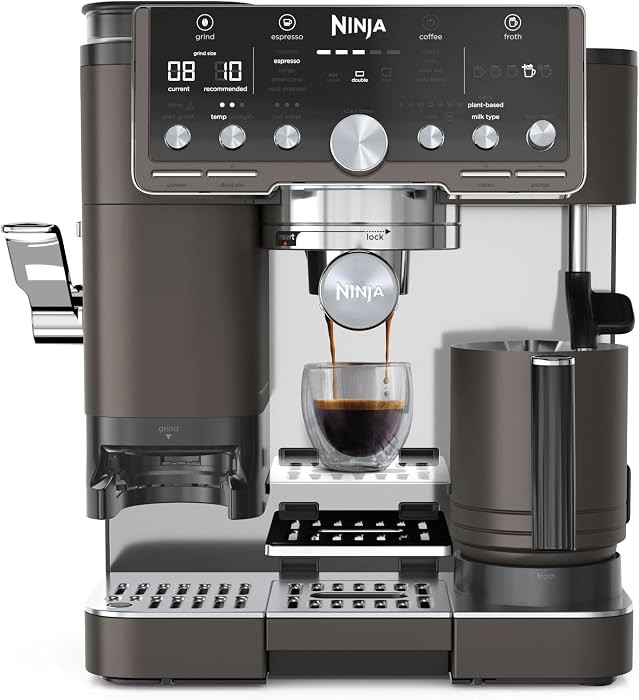 Ninja Luxe Pro 3-in-1-Kaffeemaschine mit Mahlwerk, ES701EUBR | Amazon (DE)