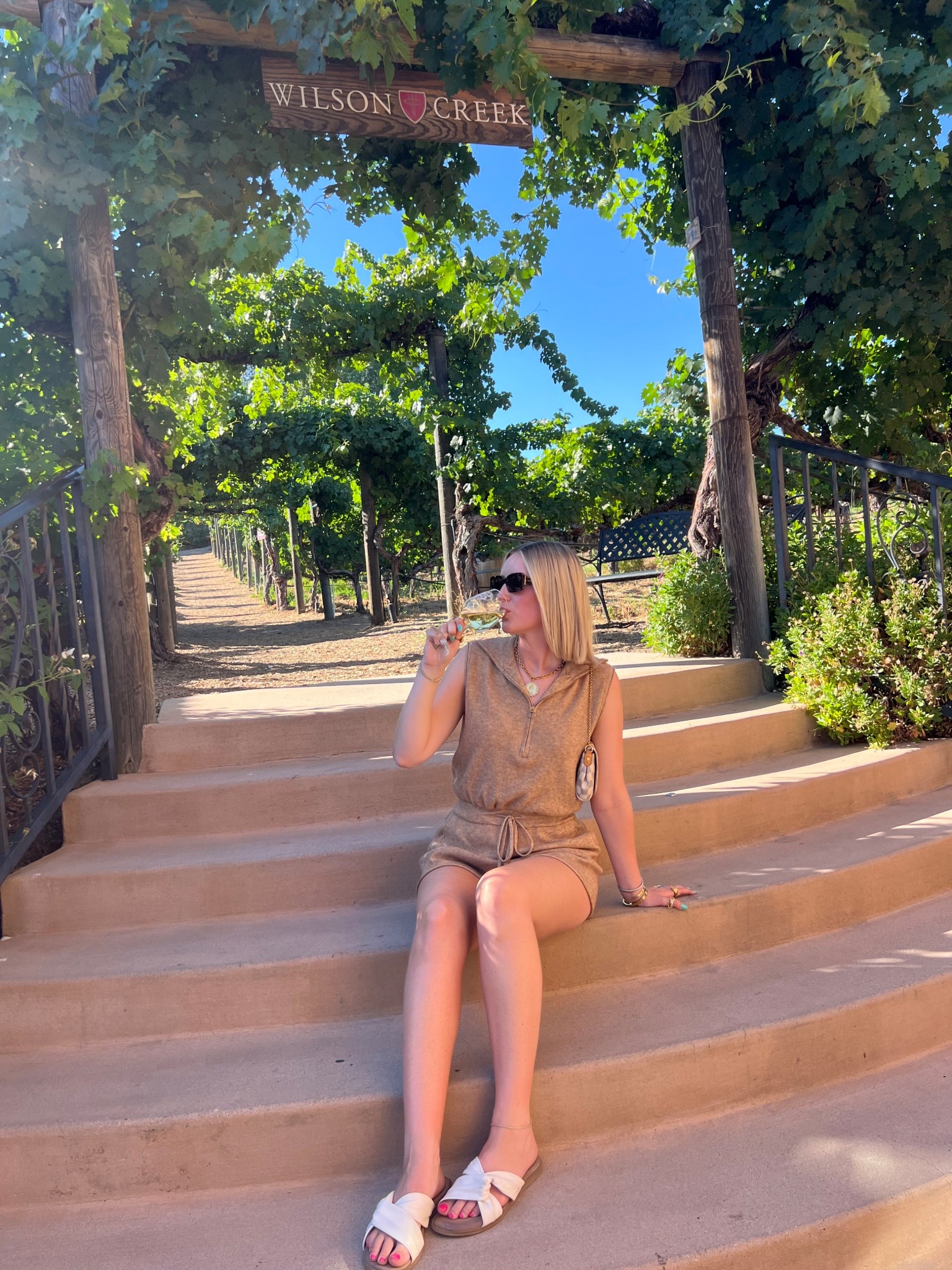 comfiest romper for wine tasting in temecula 

#LTKFindsUnder50 #LTKStyleTip #LTKTravel