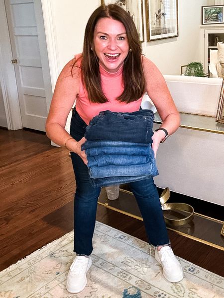 A round up of my favorite jeans. 
Denim round up, Crop flare denim, Crop flare jeans, Mother denim, Mother jeans, Jeans for summer
Wearing a size 6 in jeans 

 

#LTKstyletip #LTKSeasonal