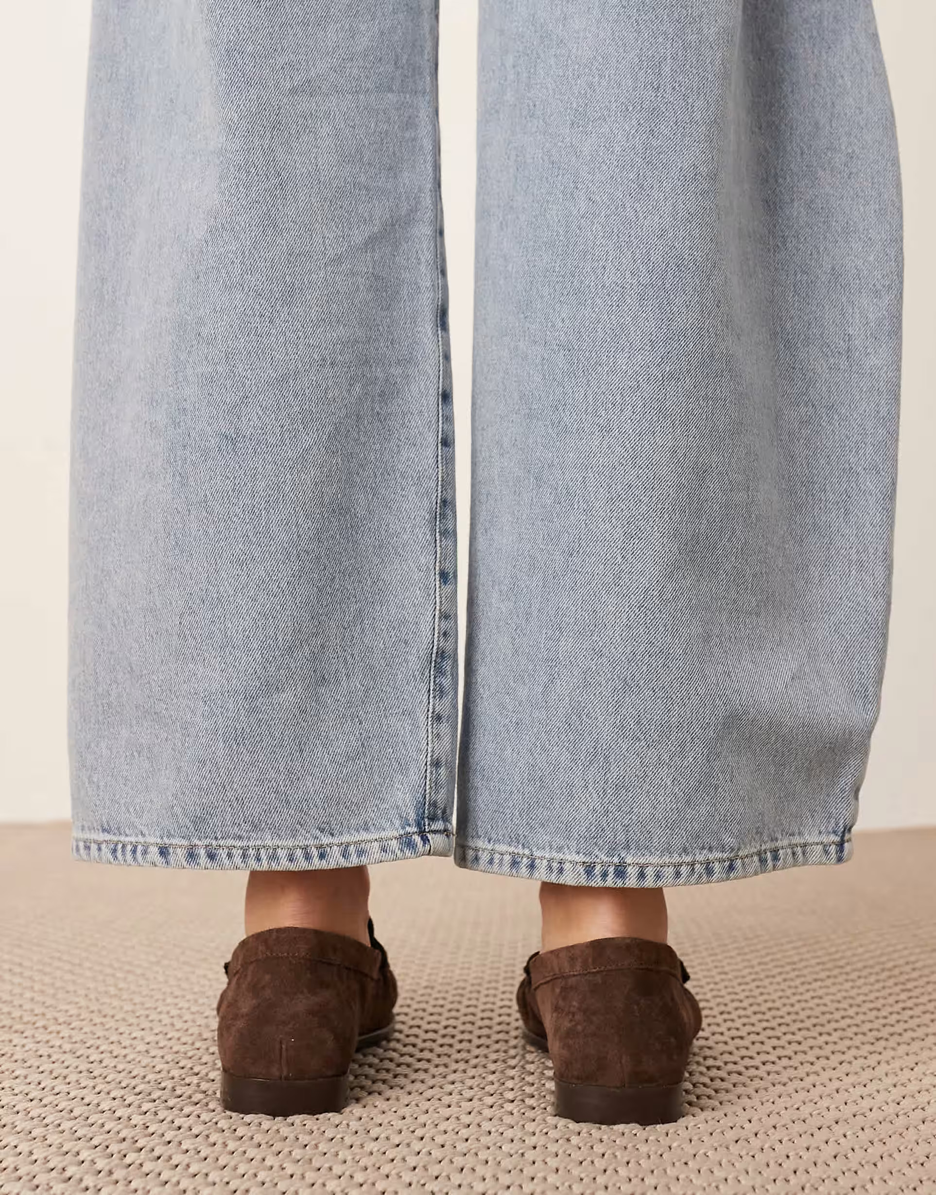 ARRANGE Premium leather loafer in brown suede | ASOS | ASOS (Global)