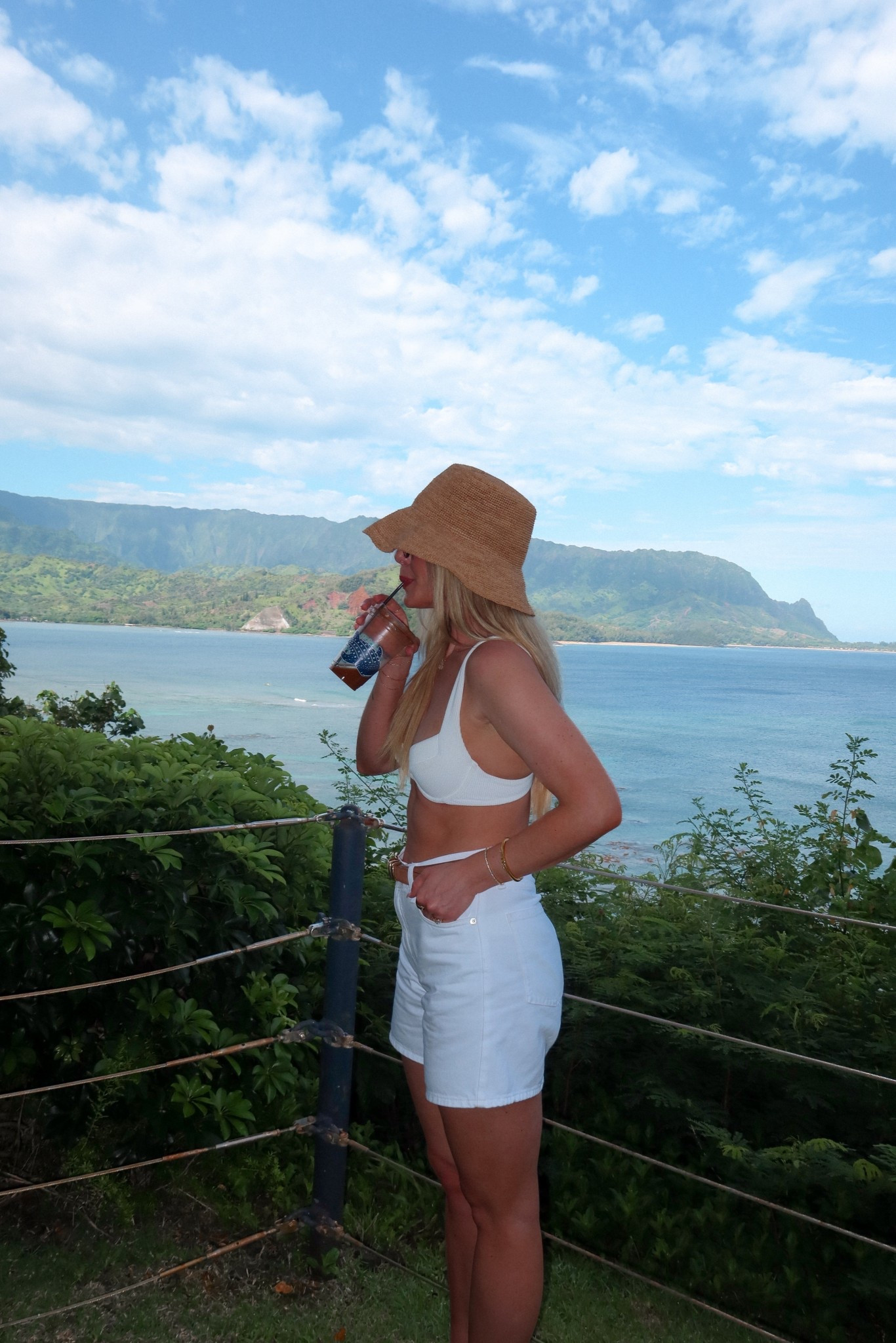 On a beach in Hawiii! Got these dad style shorts and LOVE them for a casual vacation look. Got my true size 27!! 
Also favorite beach hat from Aritzia 
Vacation style, beach style, Hawaii style 

#LTKdayinmylife #LTKSeasonal #LTKSwim