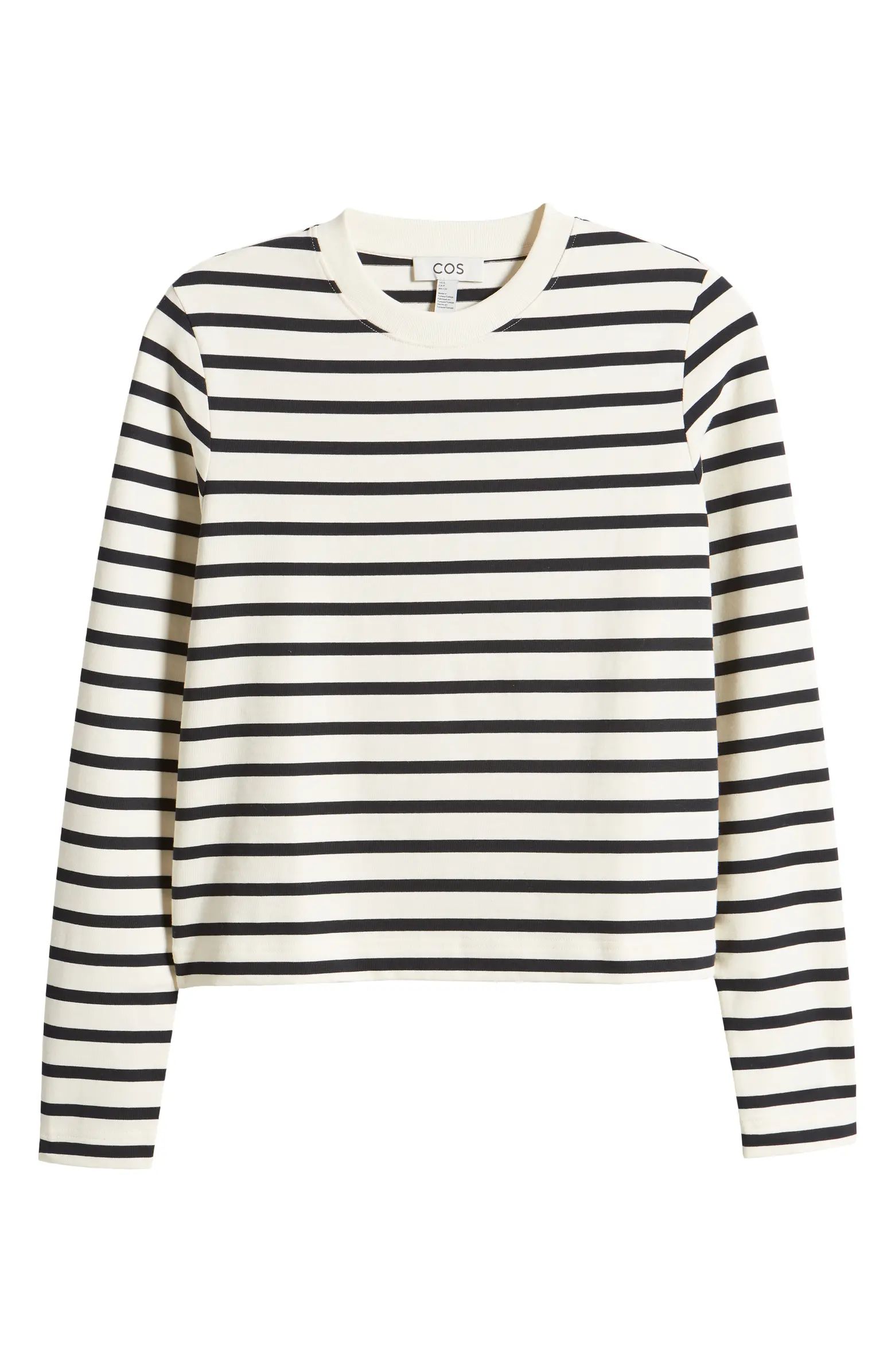 COS Stripe Long Sleeve Cotton T-Shirt | Nordstrom | Nordstrom