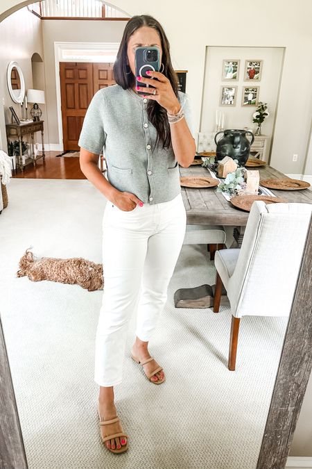 Abercrombie finds 
Summer outfit 
White jeans 

#LTKFindsUnder100 #LTKStyleTip #LTKSeasonal