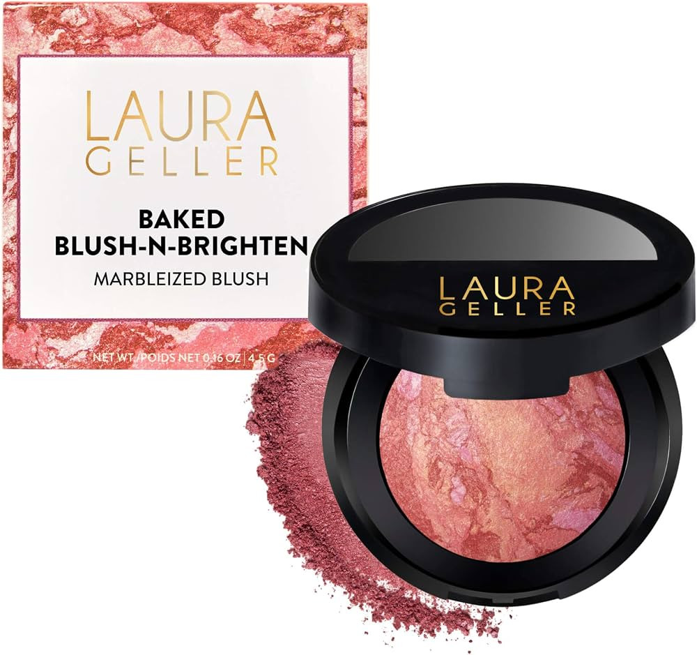LAURA GELLER NEW YORK Baked Blush-n-Brighten for Mature Skin - 02 Tropic Hues - Powder Blush Won'... | Amazon (US)