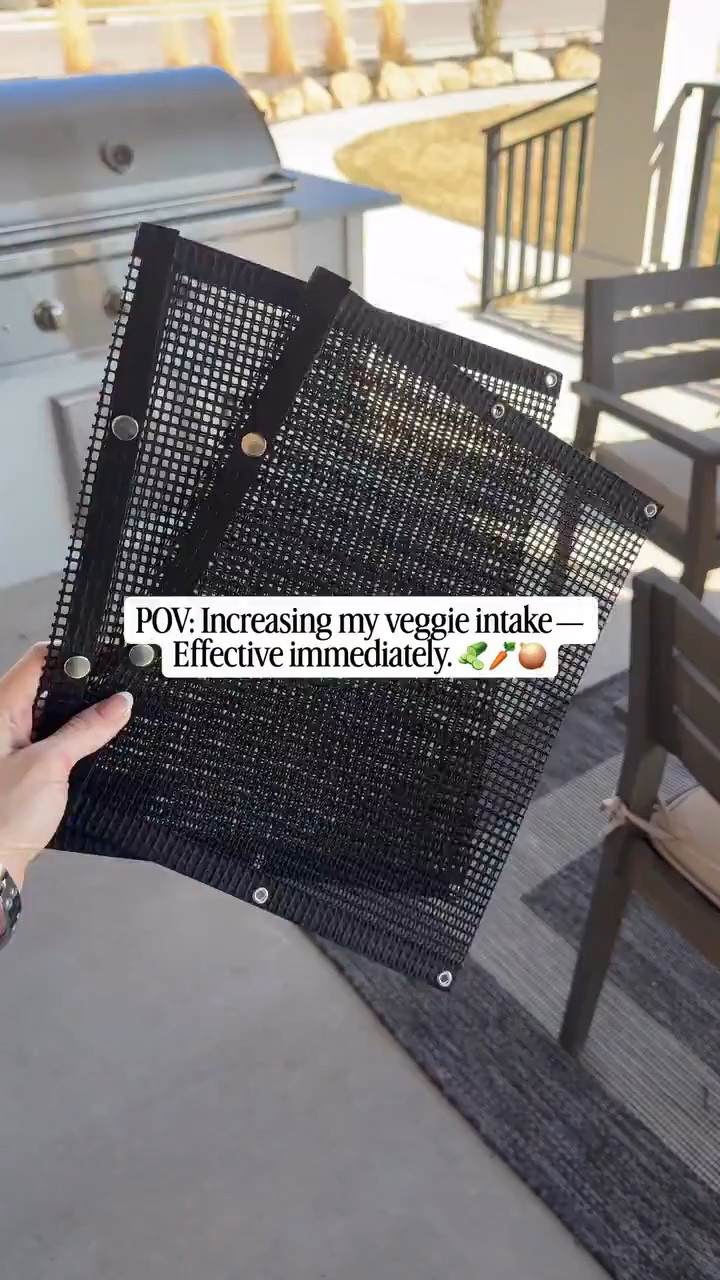 My favorite for over a year!!! ✨ Tried and tested last year and bought more this year!! 🤗

These mesh grill bags couldn’t be easier to use, an give me a better more even cook than the metal rotating grill baskets that need to be babysat. Easiest clean-up too! 🥒🥕🧅


FOLLOW for more great finds! ♥️

Xoxo, Andrea

#liketkit #LTKHome #LTKfoodie #LTKvlog
@shop.ltk
https://liketk.it/633hV

#LTKmomlife #LTKdayinmylife #LTKHome