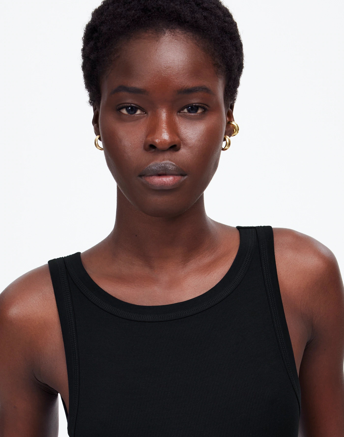 (Re)generative Cotton High-Neck Tank | Madewell