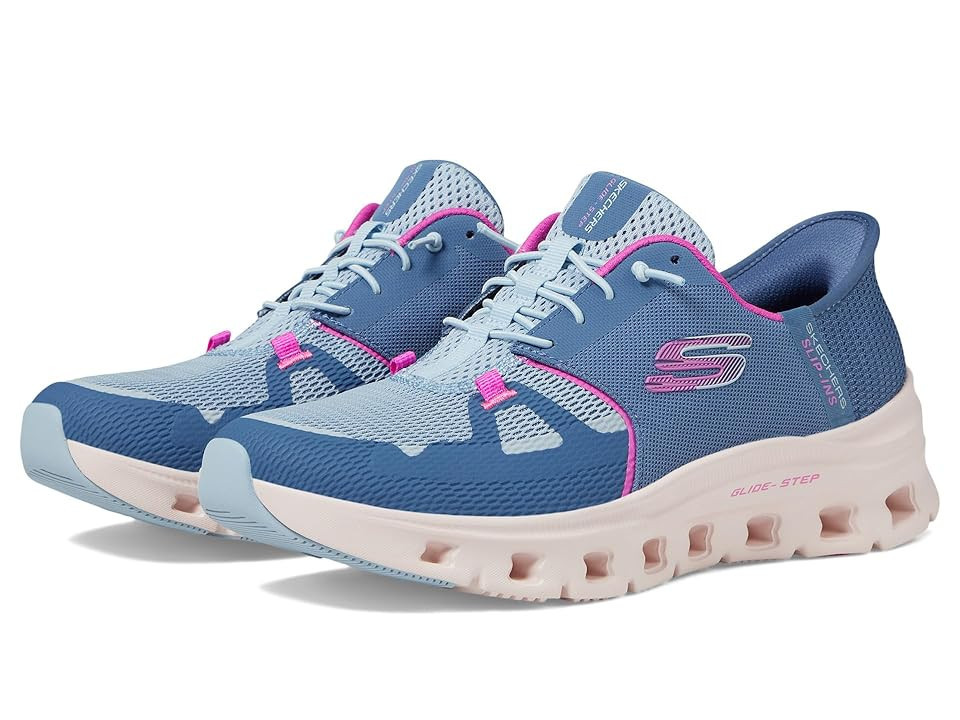 SKECHERS Glide Step Pro Hands Free Slip Ins Women's Shoes Slate Pink : 9.5 B - Medium, Synthetic | Zappos