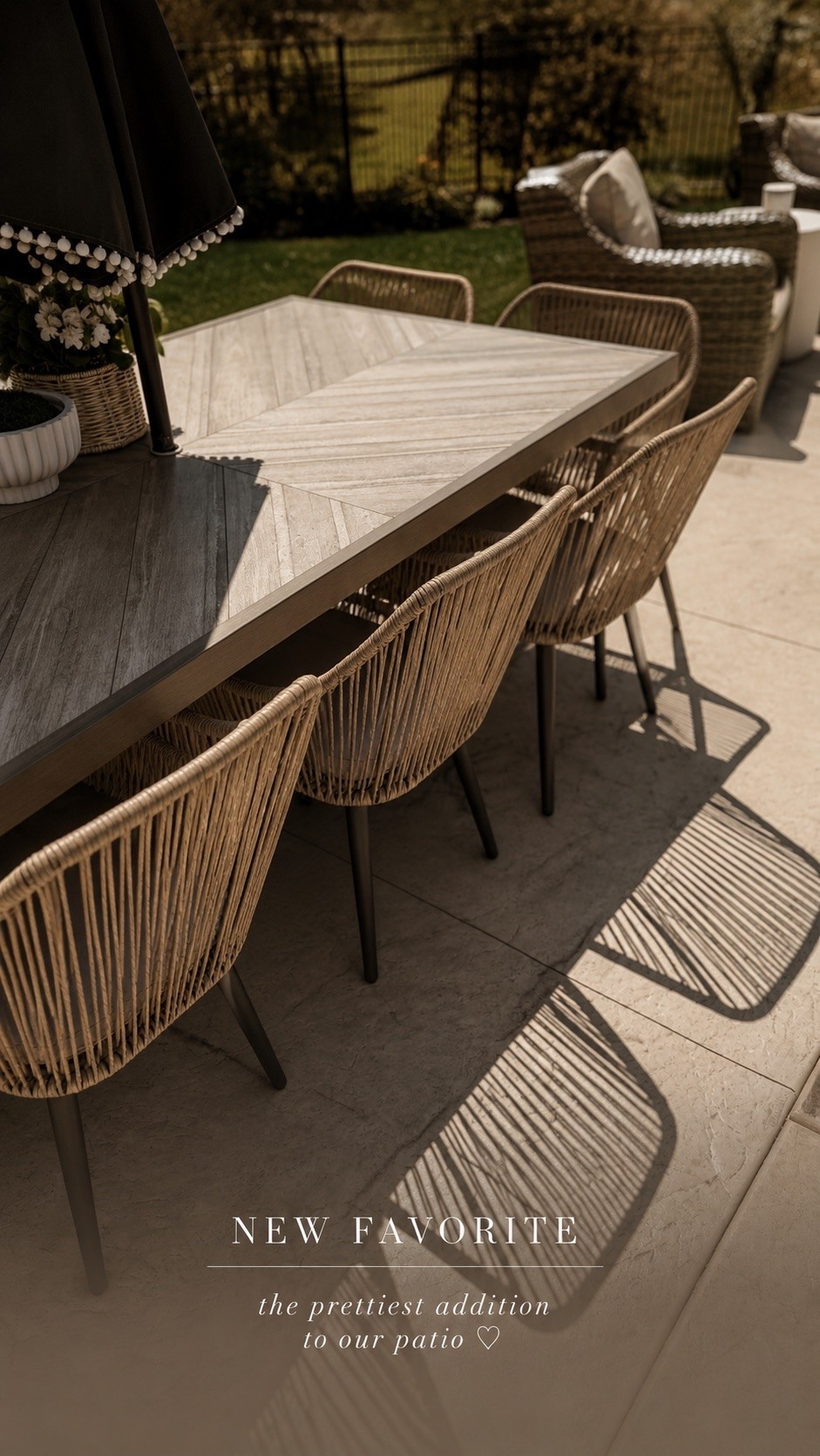 POV: you replace the chairs and suddenly want to eat every meal outside. The chairs that made the whole patio feel designer. ✨I am obsessed and quality is insane! 


Patio. Outdoor. Patio decor. Dining chairs. Home. Sale.

#LTKHome #LTKSaleAlert #LTKSeasonal
