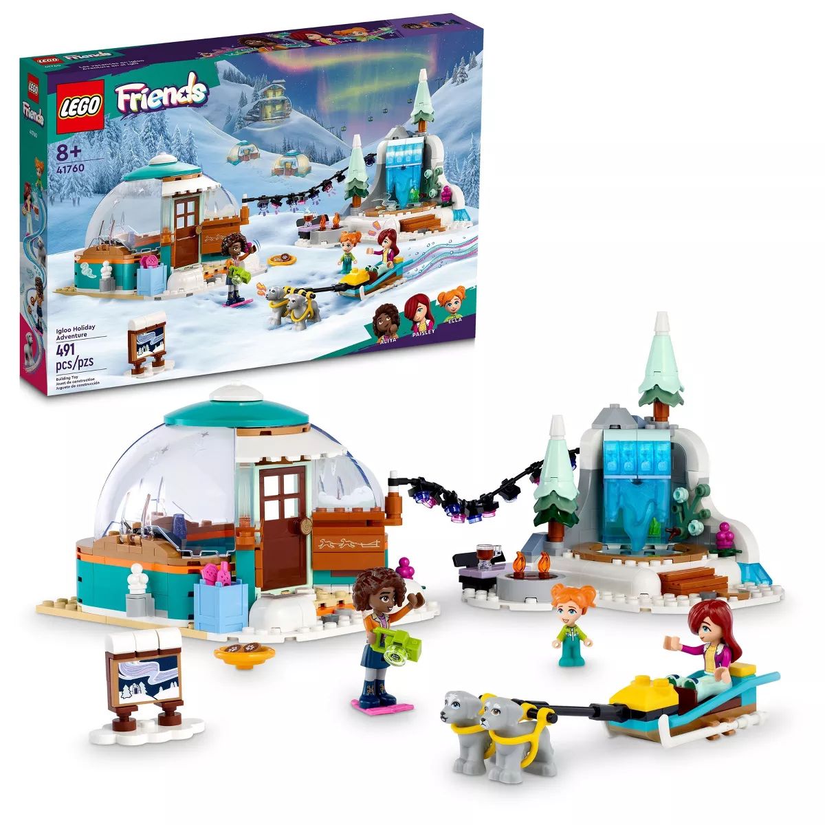 LEGO Friends Igloo Holiday Adventure Winter Building Toy 41760 | Target