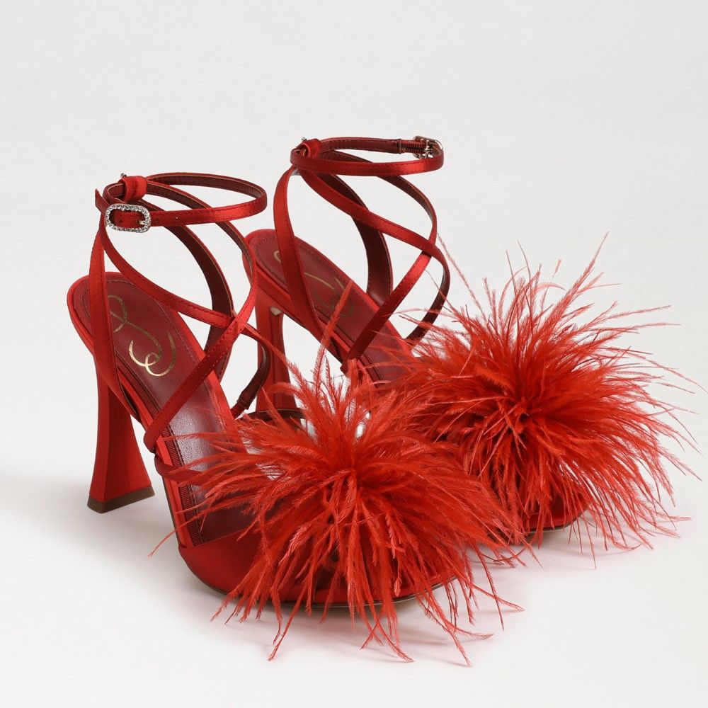 Layton Feather Strappy Heel | Sam Edelman