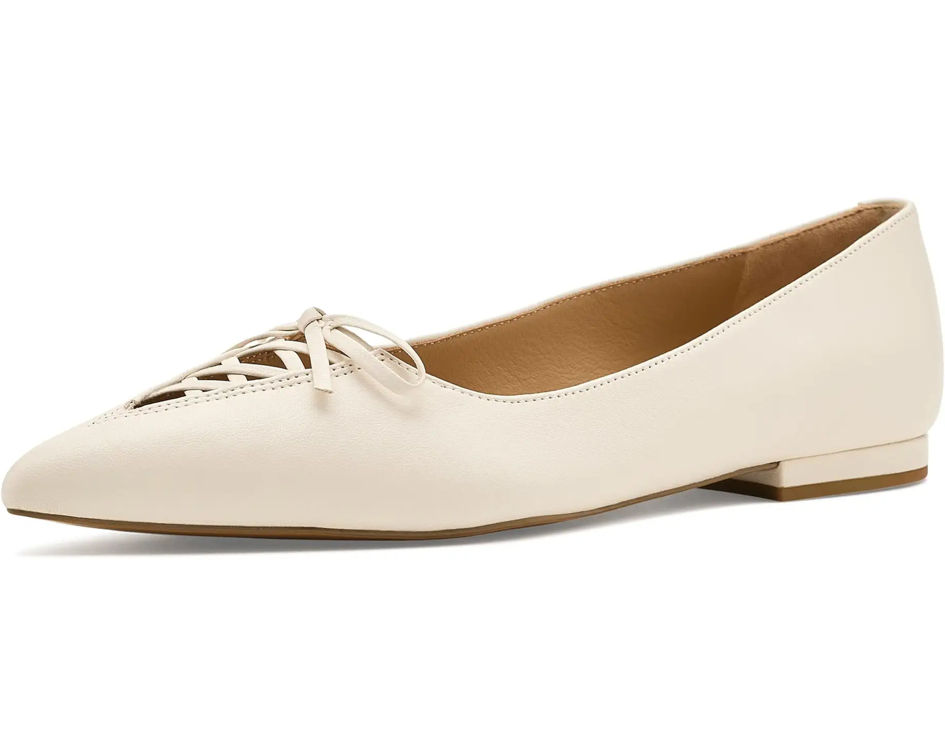 Women's Lauren Ralph Lauren Londyn Lace-Up Nappa Leather Ballet Flats | Zappos.com