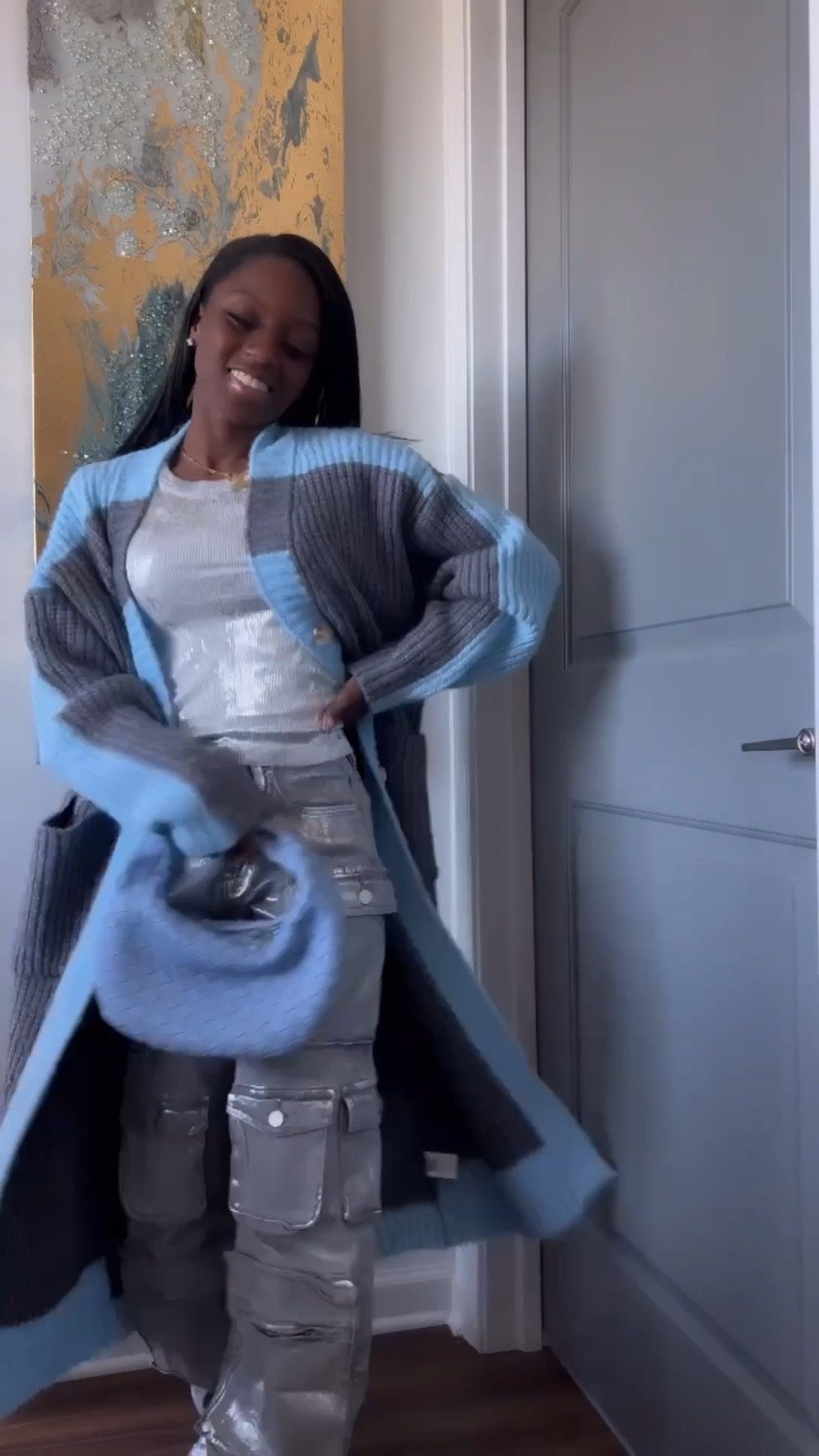 Cozy and cute sweater fall outfit ideas. Long cardigan from Shein
Metallic cargo jeans from Fashion Nova
Hat and shoes from Shein
Purse from Marshall’s
Tank from Ross 


#LTKSeasonal #LTKootd #LTKgrwm