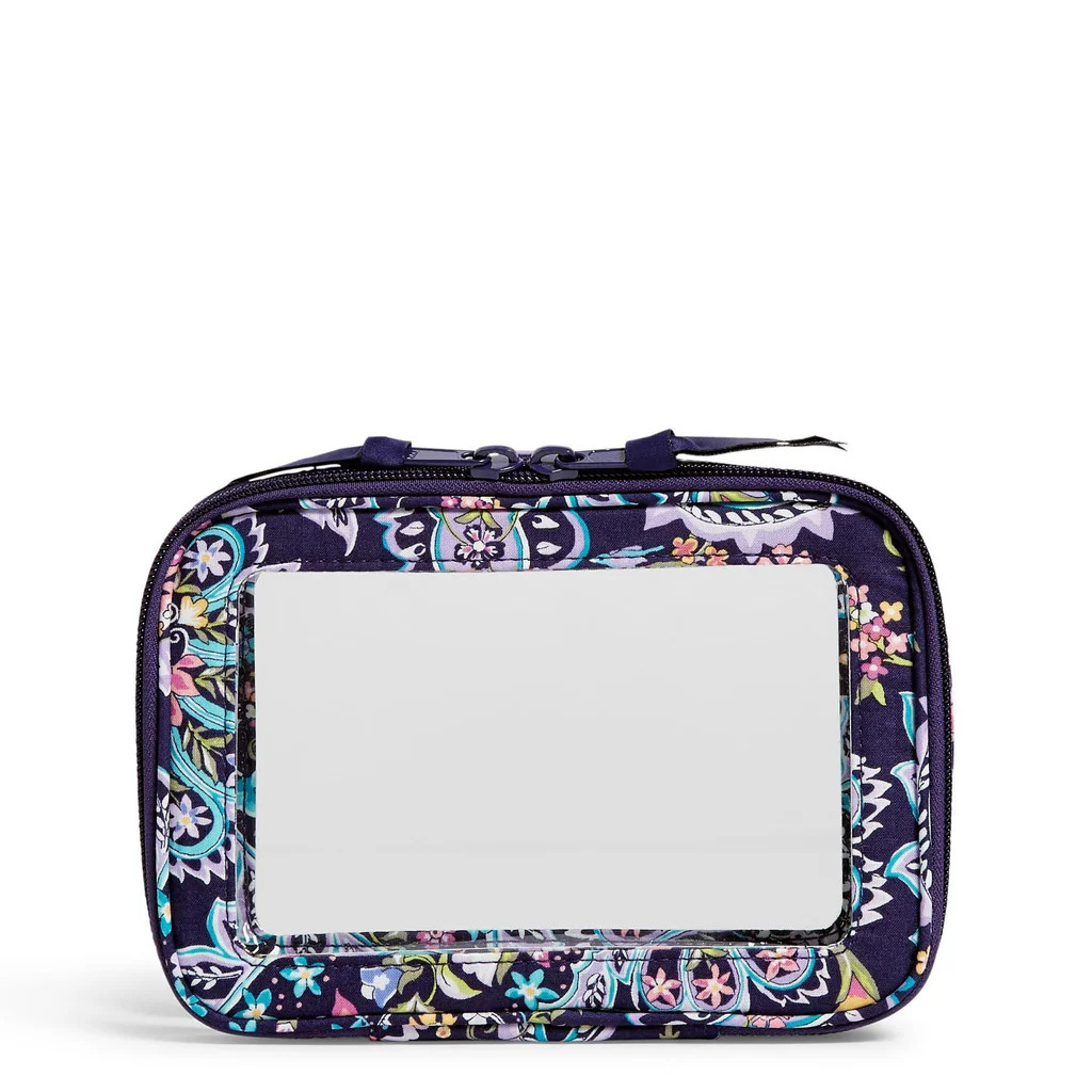 Clear Zip-Around Cosmetic Bag | Vera Bradley