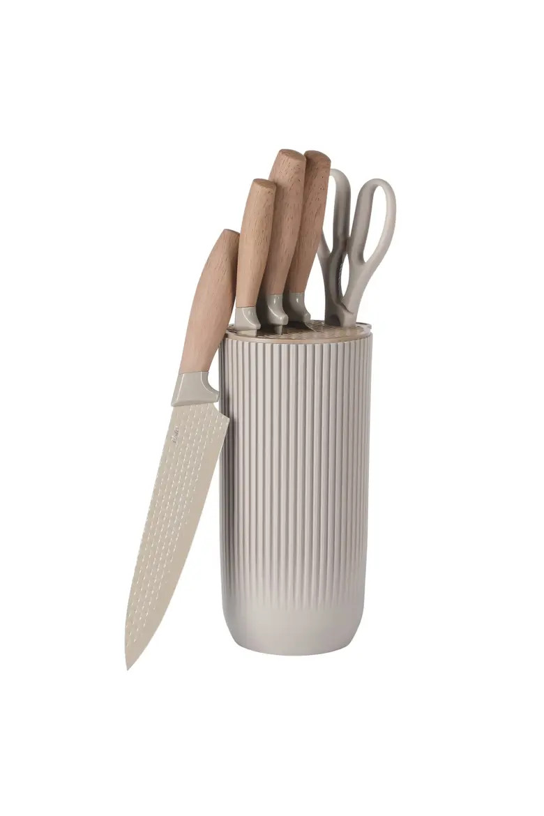 OSTER Gunderson 6-Piece Stainless Steel Kitchen Knife Block Set | Nordstrom | Nordstrom