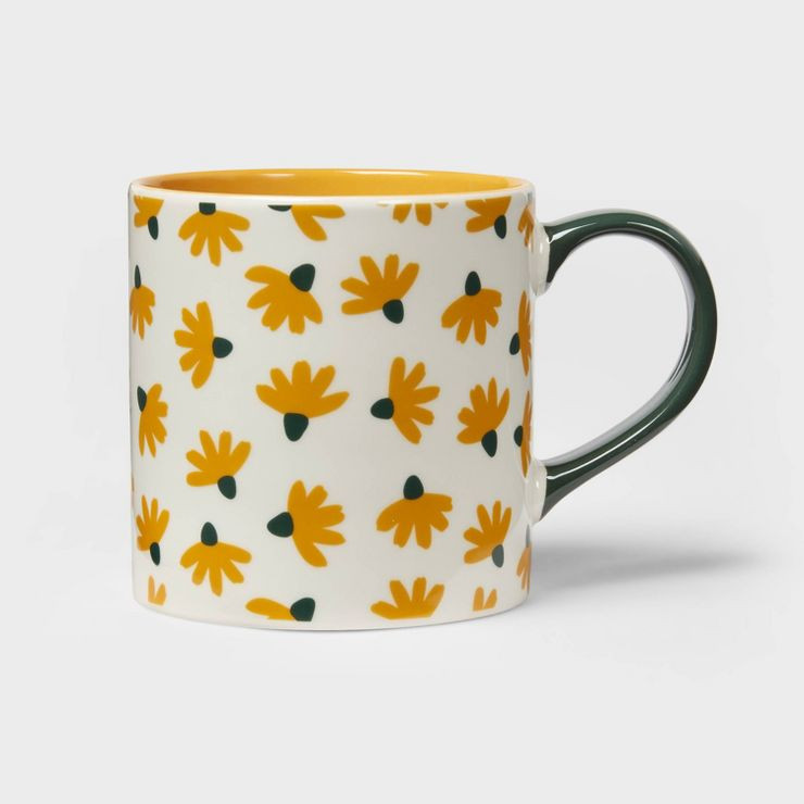 16oz Marilyn Mug Green/Yellow - Room Essentials™ | Target