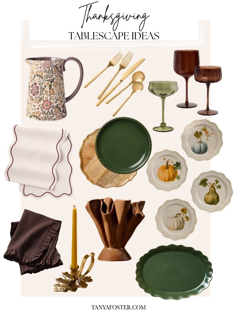 Decor ideas for your Thanksgiving table!