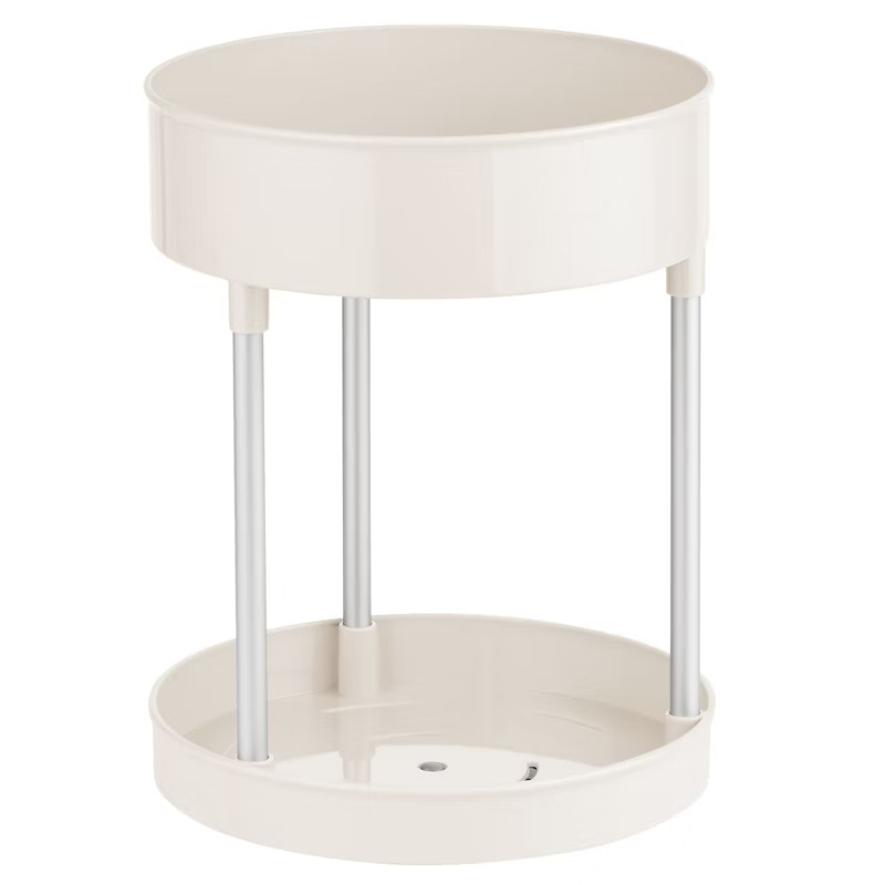 mDesign Bathroom Vanity 2-Level Makeup Storage Turntable | Target