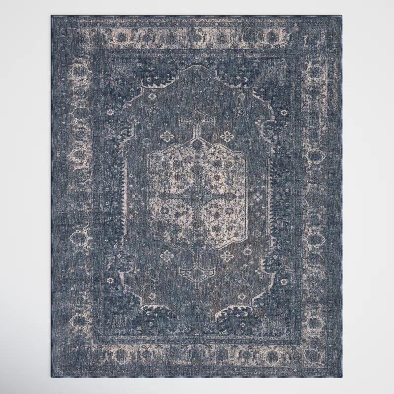 Alonzo Oriental Blue Area Rug | Wayfair North America