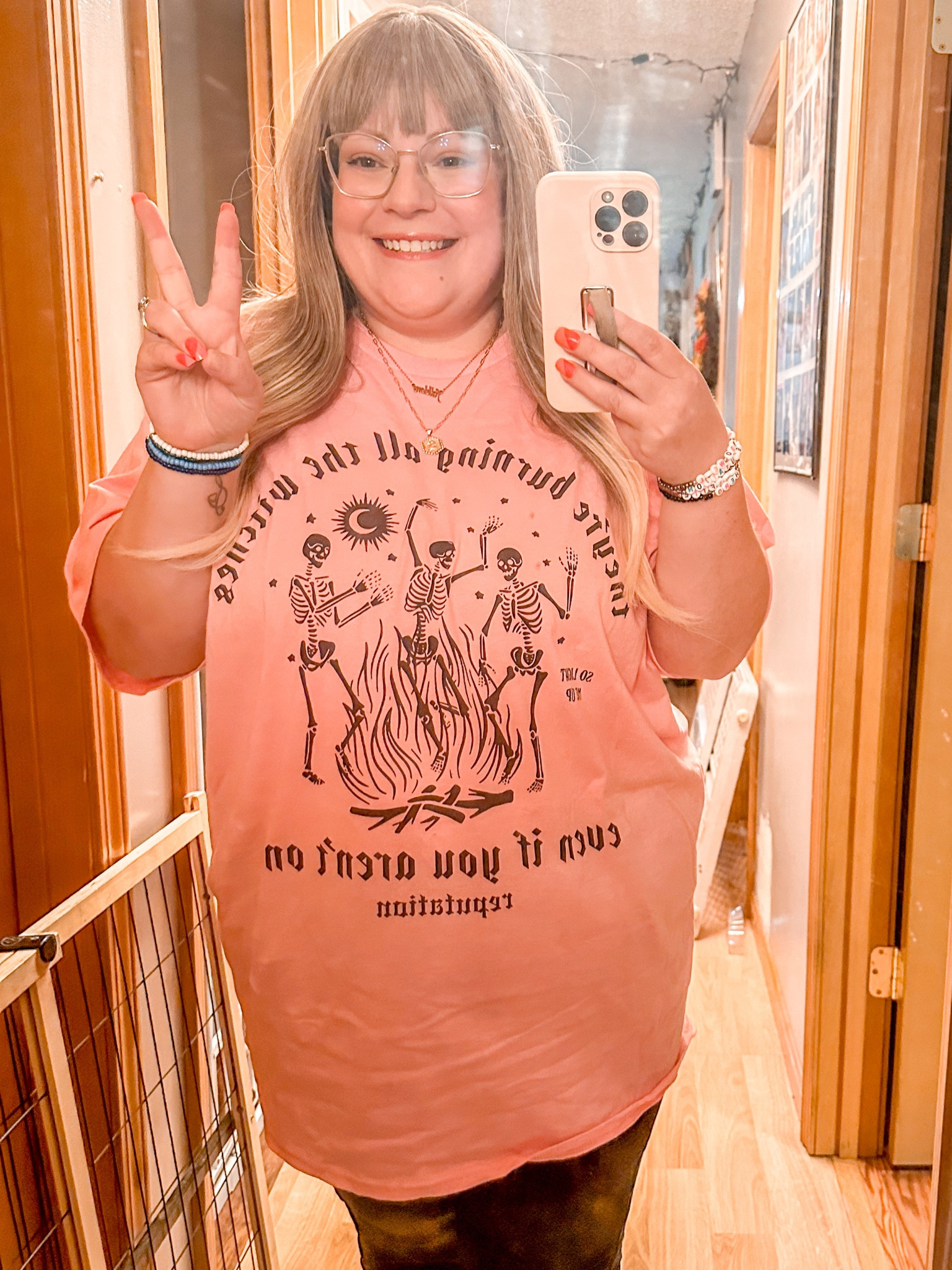 Easy + comfy Eras Tour Movie outfit! “They’re burning all the witches even if you aren’t one” This tee is also so cute to throw in the Halloween rotation! 🎃 I’m wearing a men’s 3X for an oversized fit!

#LTKplussize #LTKfindsunder50 #LTKHalloween