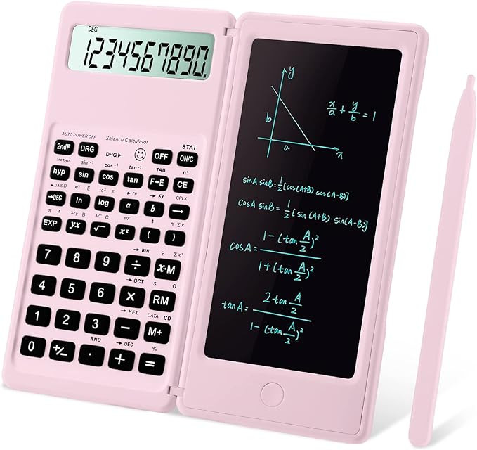 Scientific Calculators for Students, 10-Digit Large Screen, Math Calculator with Notepad, Classro... | Amazon (US)