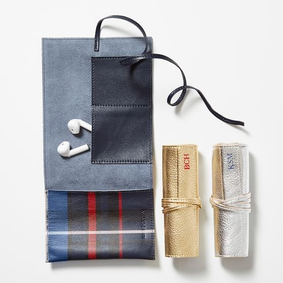 Leather Charger Roll Up | Mark and Graham