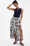 Maeve Ruffle Wrap Midi Skirt | Anthropologie (US)