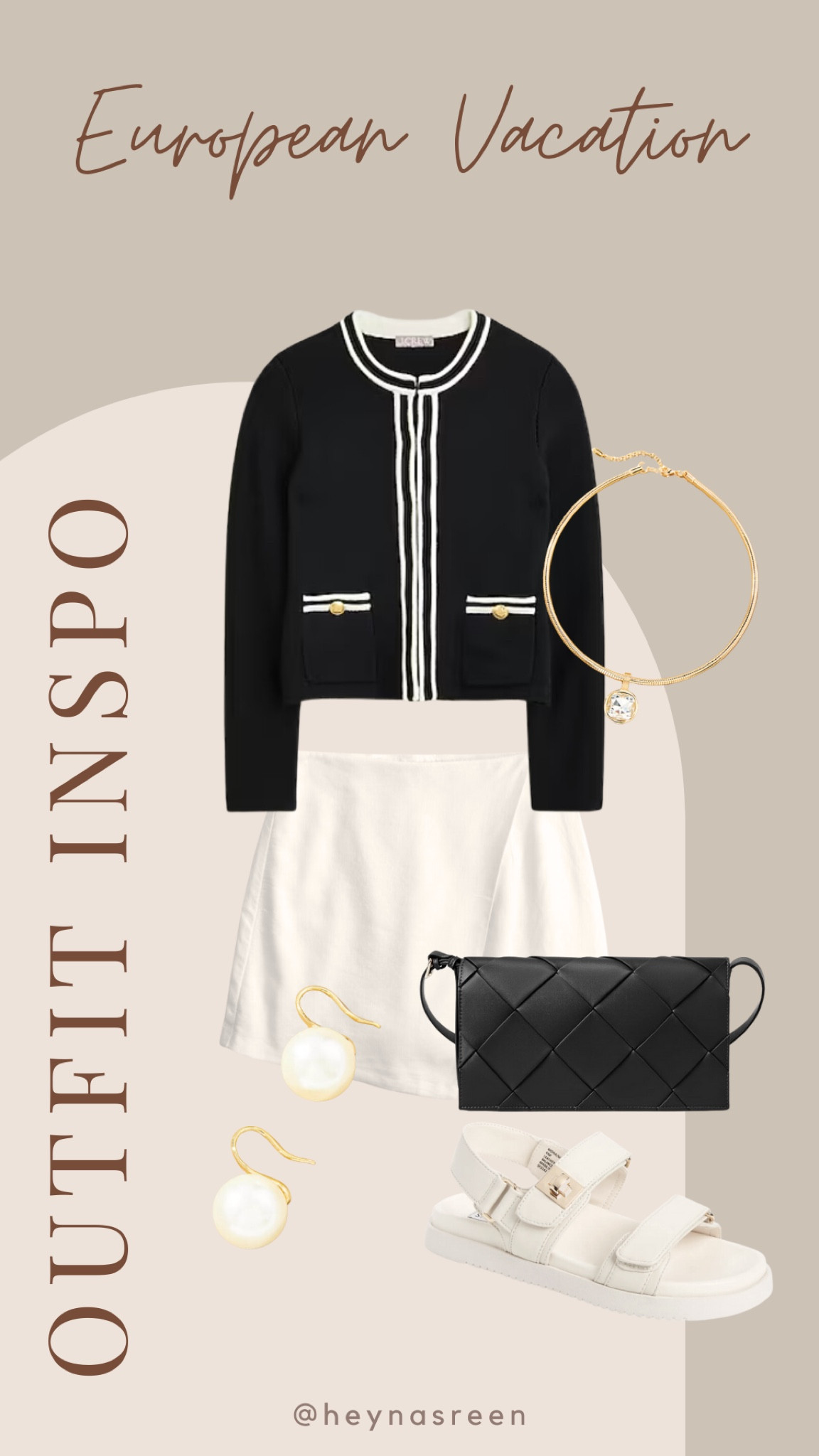 European Vacation Outfit Idea: my favorite J.Crew sweater paired with a cute white skirt! This  is great for a fun evening look.

#LTKTravel #LTKSeasonal #LTKStyleTip