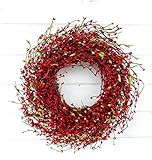 Christmas Wreath, Farmhouse Wreath, Christmas Farmhouse Decor, Winter Wreath, Holiday Wreath, Holida | Amazon (US)