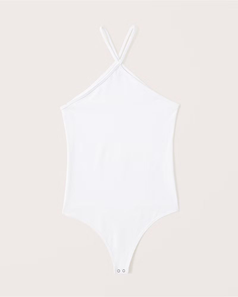 Women's Seamless Fabric Halter Bodysuit | Women's Clearance | Abercrombie.com | Abercrombie & Fitch (US)