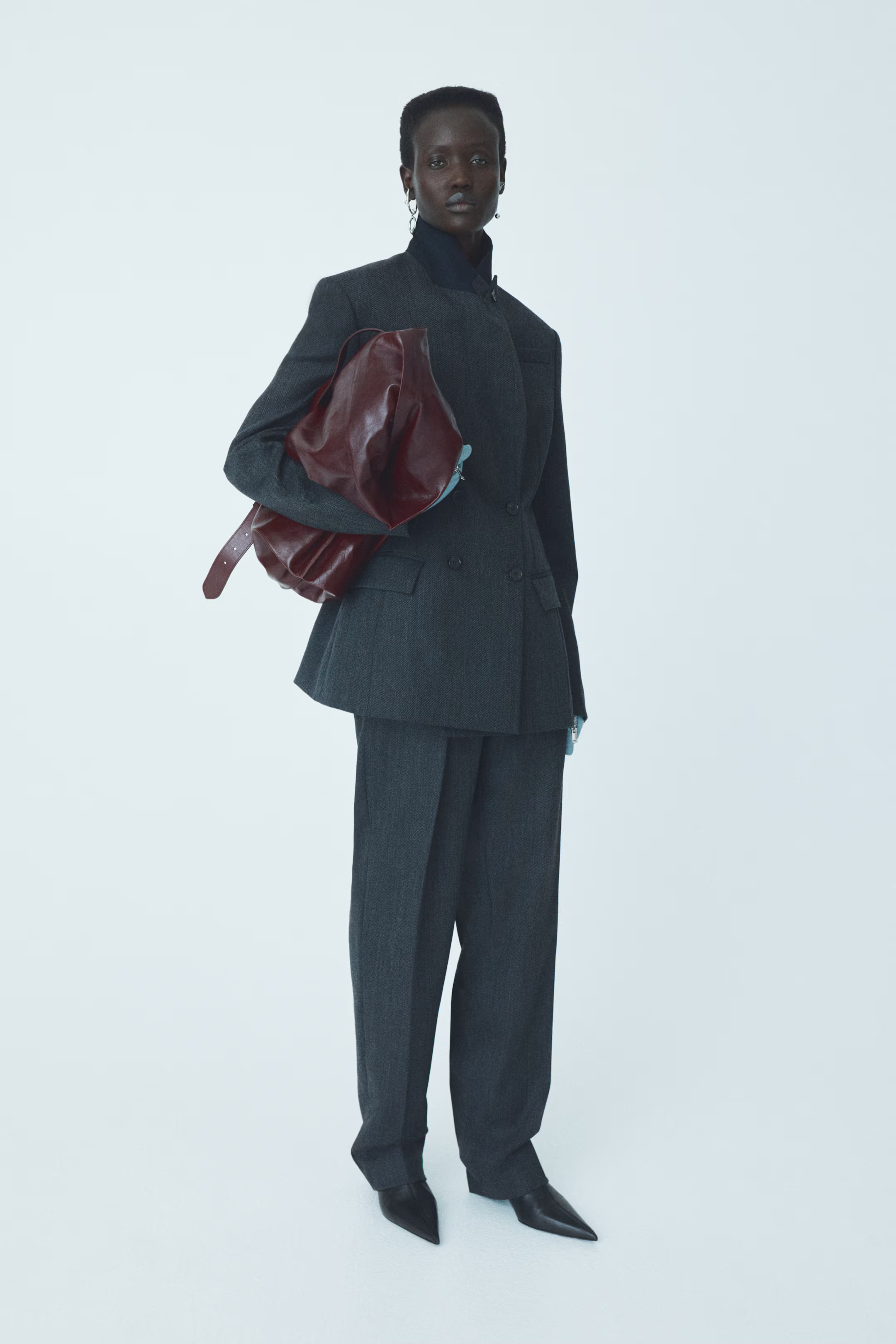 Double-breasted wool blazer | H&M (UK, MY, IN, SG, PH, TW, HK)