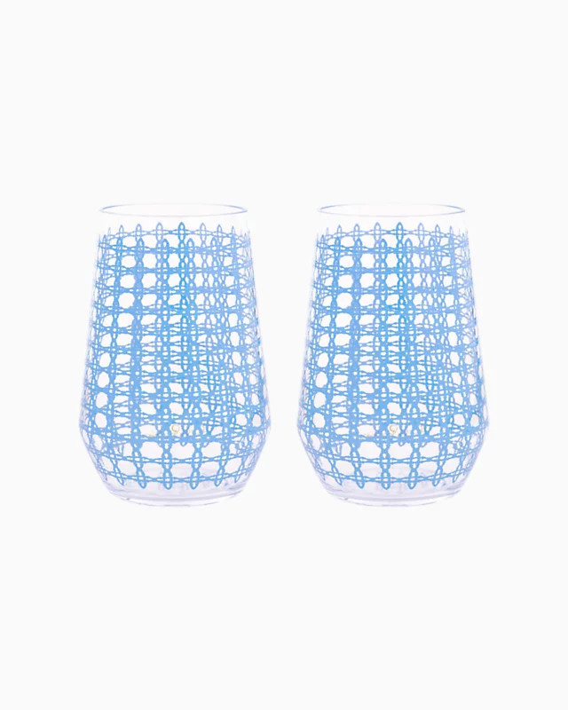 Acrylic Wine Glass Set | Lilly Pulitzer