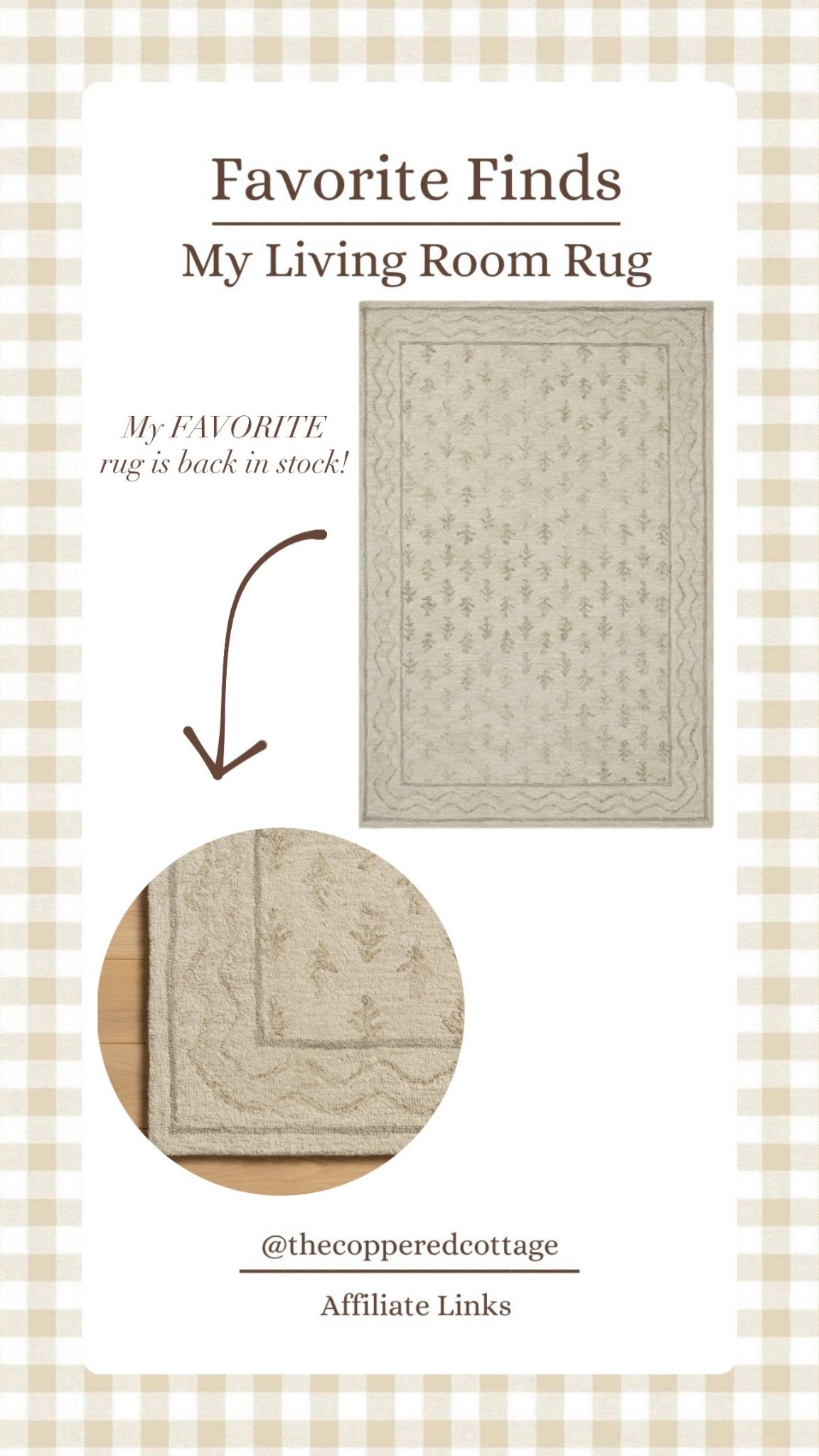 Favorite Rug
Join Loloi/joon loloi rug/rug/rugs/joon loloi Heidi Caillier

#LTKActive #LTKHome #LTKSaleAlert