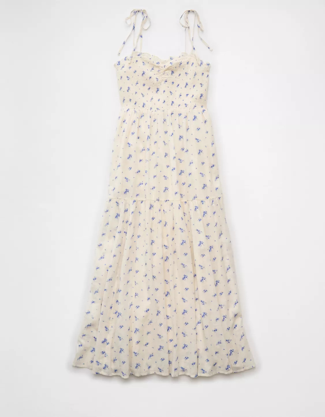 AE Smocked Bodice Midi Dress | American Eagle Outfitters (US & CA)